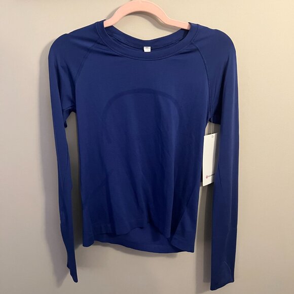 RARE NWT Lululemon Swiftly Long Sleeve Race Length - Psychic Blue - Size 8 - Picture 6 of 7